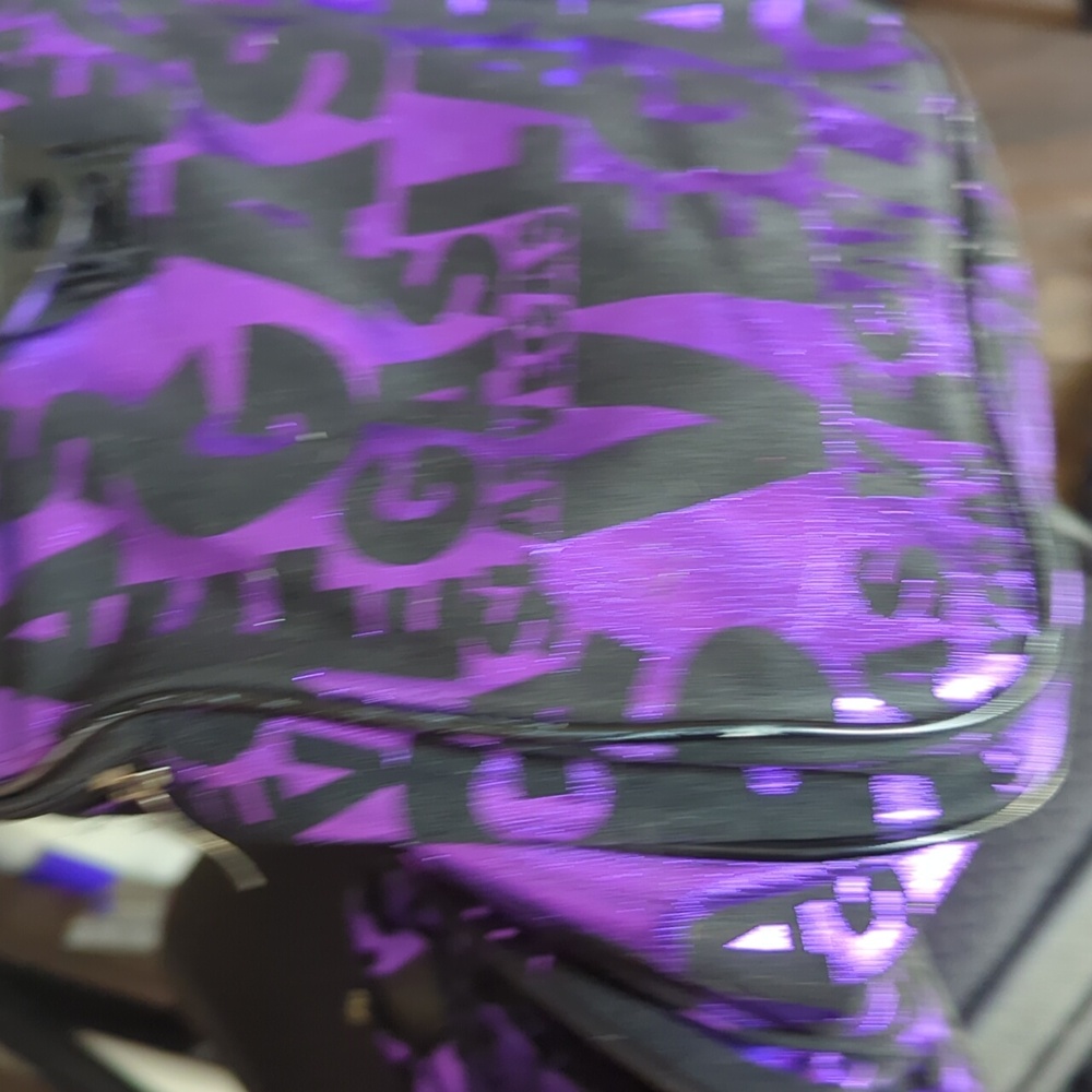 Purple /Black Las Vegas duffle bag - Picture 2 of 4